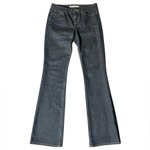 JOE’S Jeans Muse Mid Rise Flare Denim Mulholland Wash Dark Blue Size 27